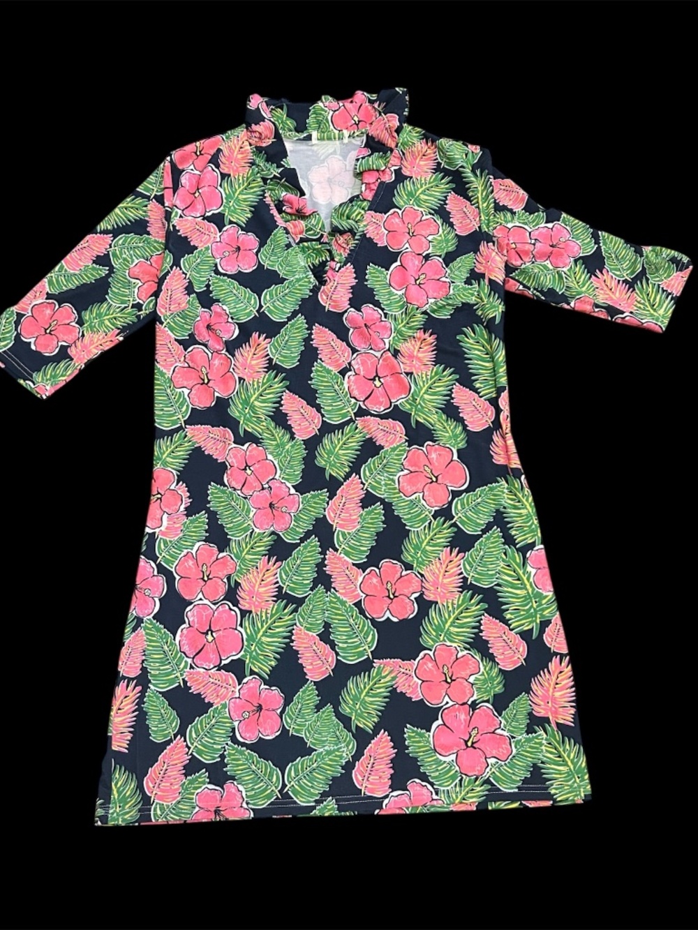 Women's Simply Southern Lightweight Knee-Length Half Sleeve Dress Size L